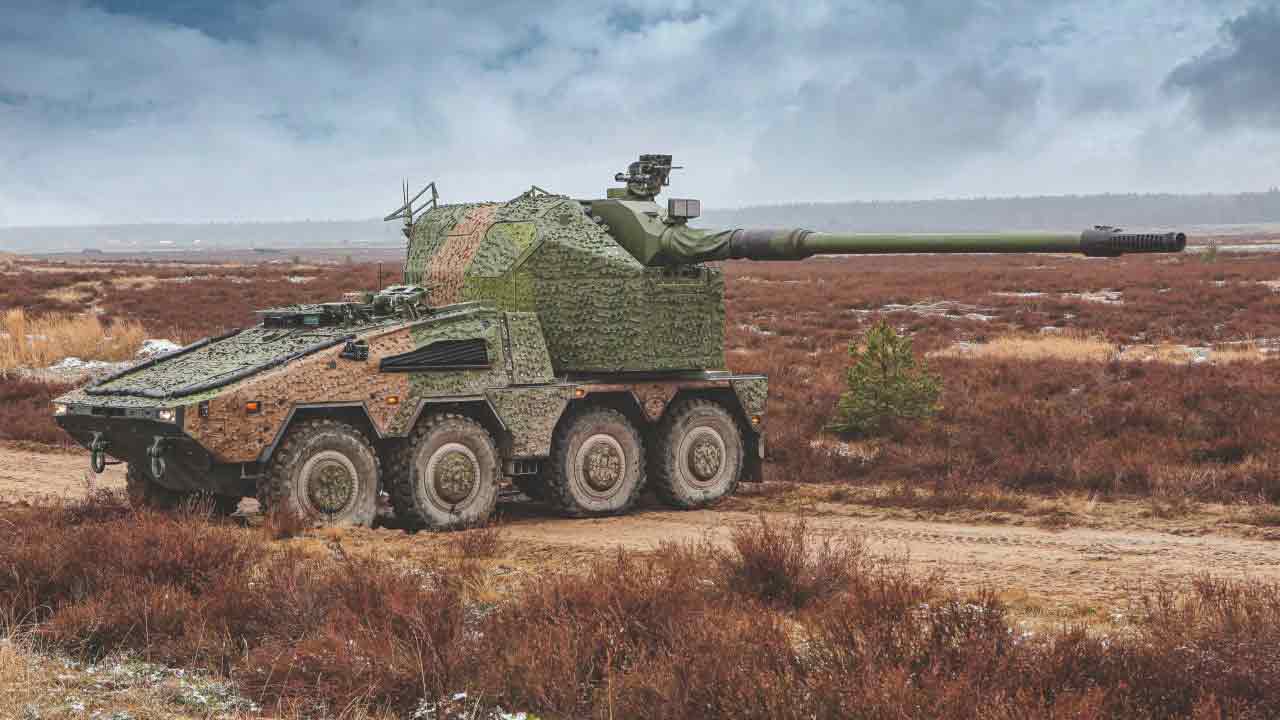 RCH 155 önjáró tarack. Fotó: American Rheinmetall /KNDS