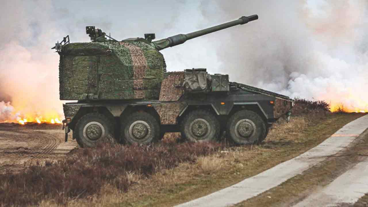 RCH 155 önjáró tarack. Fotó: American Rheinmetall /KNDS