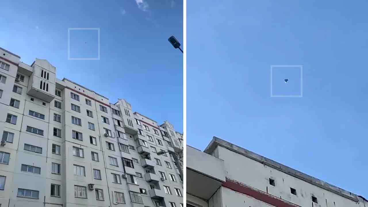 Su-57 stealth fighter operating in the region during the attack