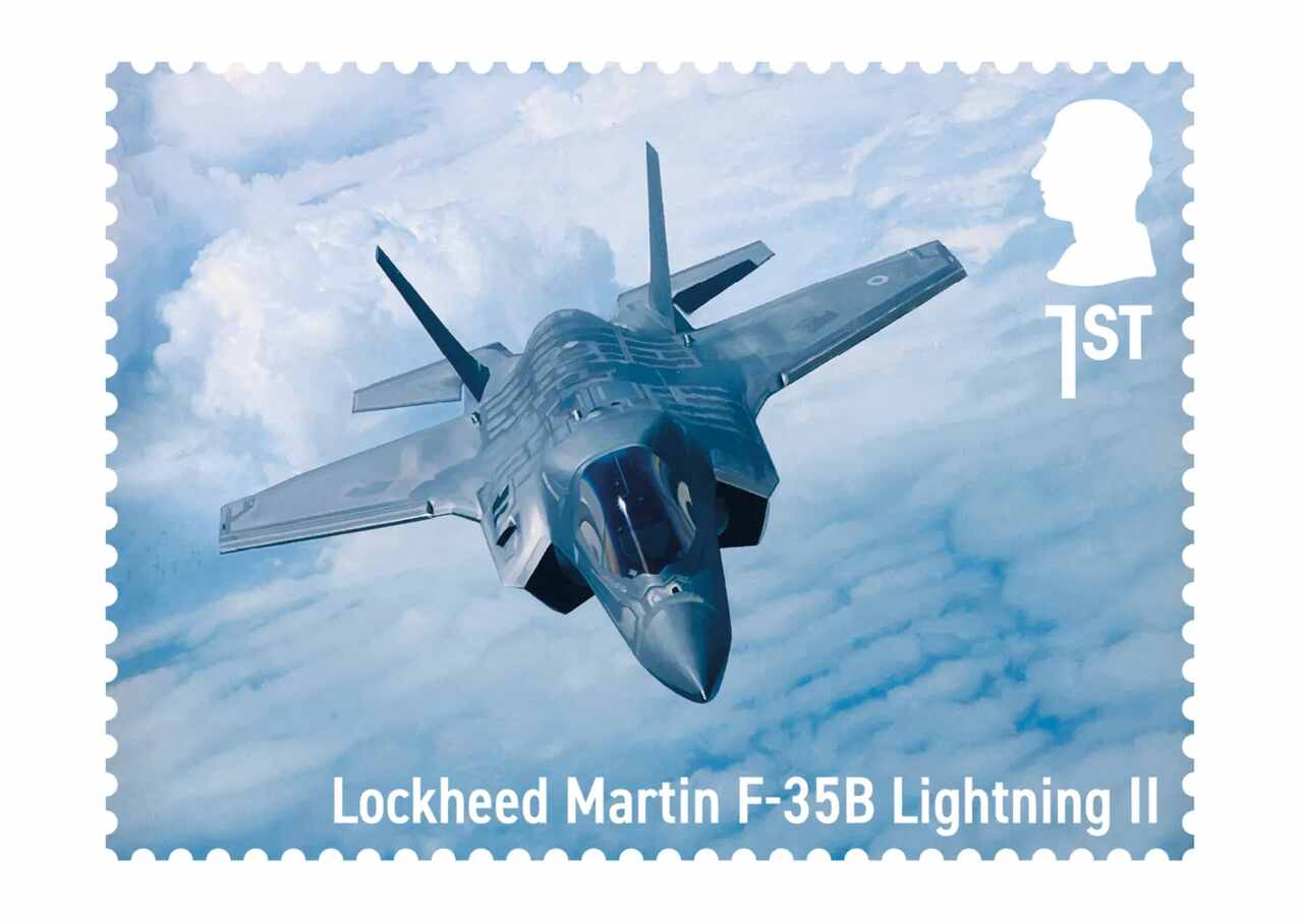 Royal Mail homenageia era dos jatos militares em nova coleção de selos