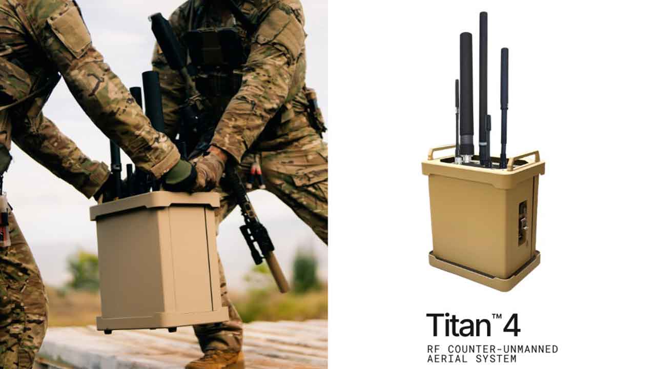 Titan無線周波数ジャミング装置。写真: AeroVironment