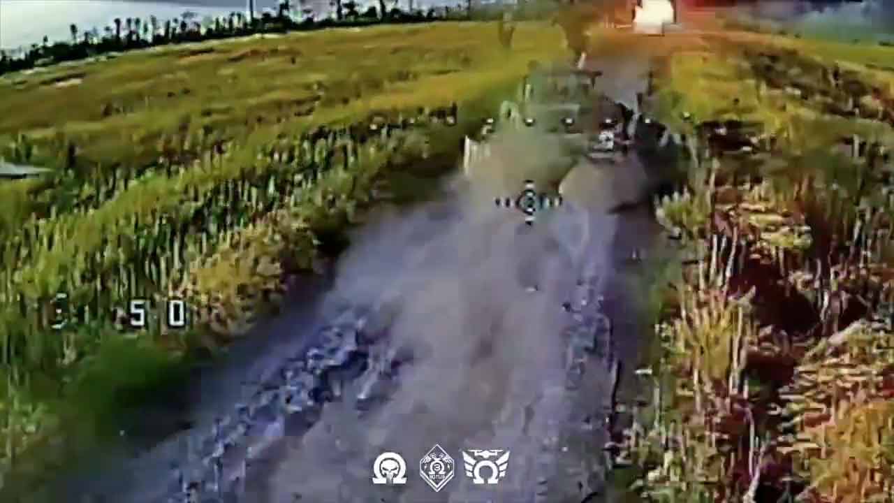 Il nuovo scudo antidrone russo non supera il primo test in combattimento. Foto: Telegram @Centr_omega_NGU
