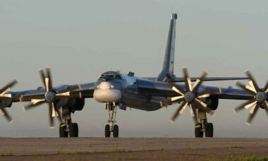 Tupolev Tu-95MS russo. Foto: Wikimedia