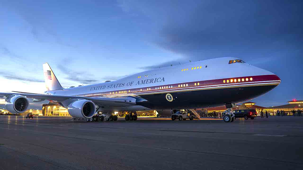 VC-25B. Foto: U.S. Air Force / DVIDS