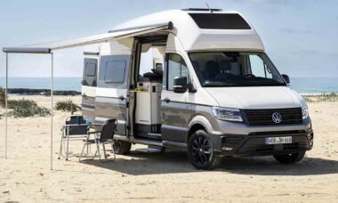 Motorhome Grand California estreia sistema solar e novas baterias de lítio. Foto: Volkswagen Commercial Vehicles