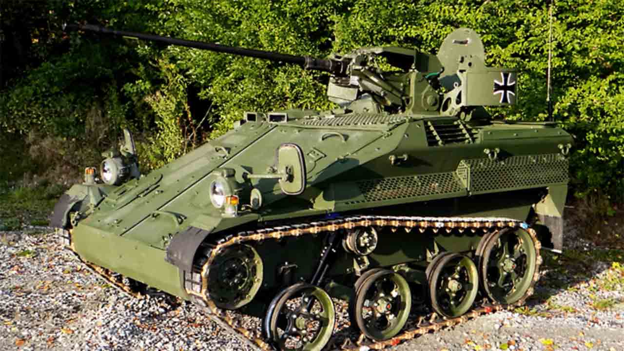 FFG modernizou toda a frota Wiesel 1 da Bundeswehr . Foto: FFG